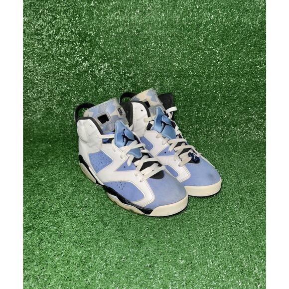 Nike Air Jordan 6 Retro University Blue UNC White Black Mens Size 9.5 CT8529-410 - Picture 2 of 11